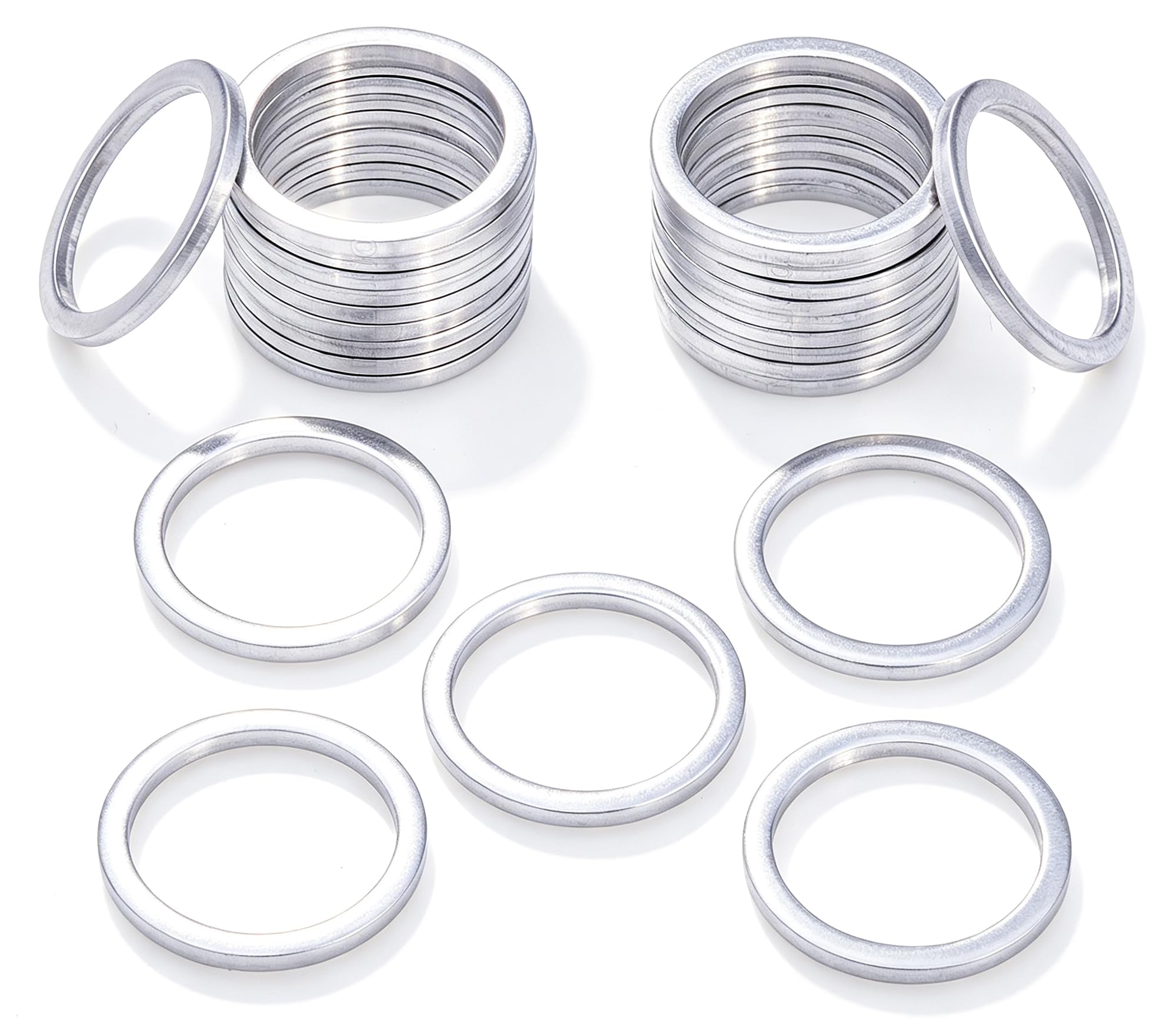 25PCS M16 Oil Drain Plug Gasket Crush Washer Seals Compatible with BMW Motorcycle and Auto for 07119963252