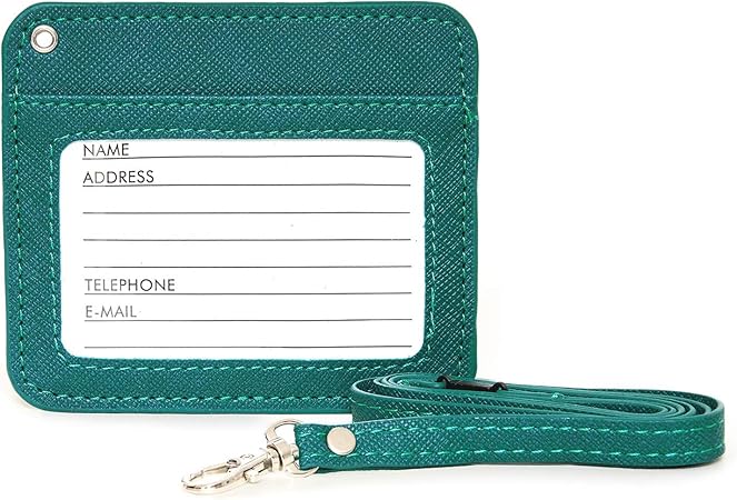 Portabadge Legami - Custodia Per Carte E Badge Con Moschettone | Blu Petrolio - Foto 7