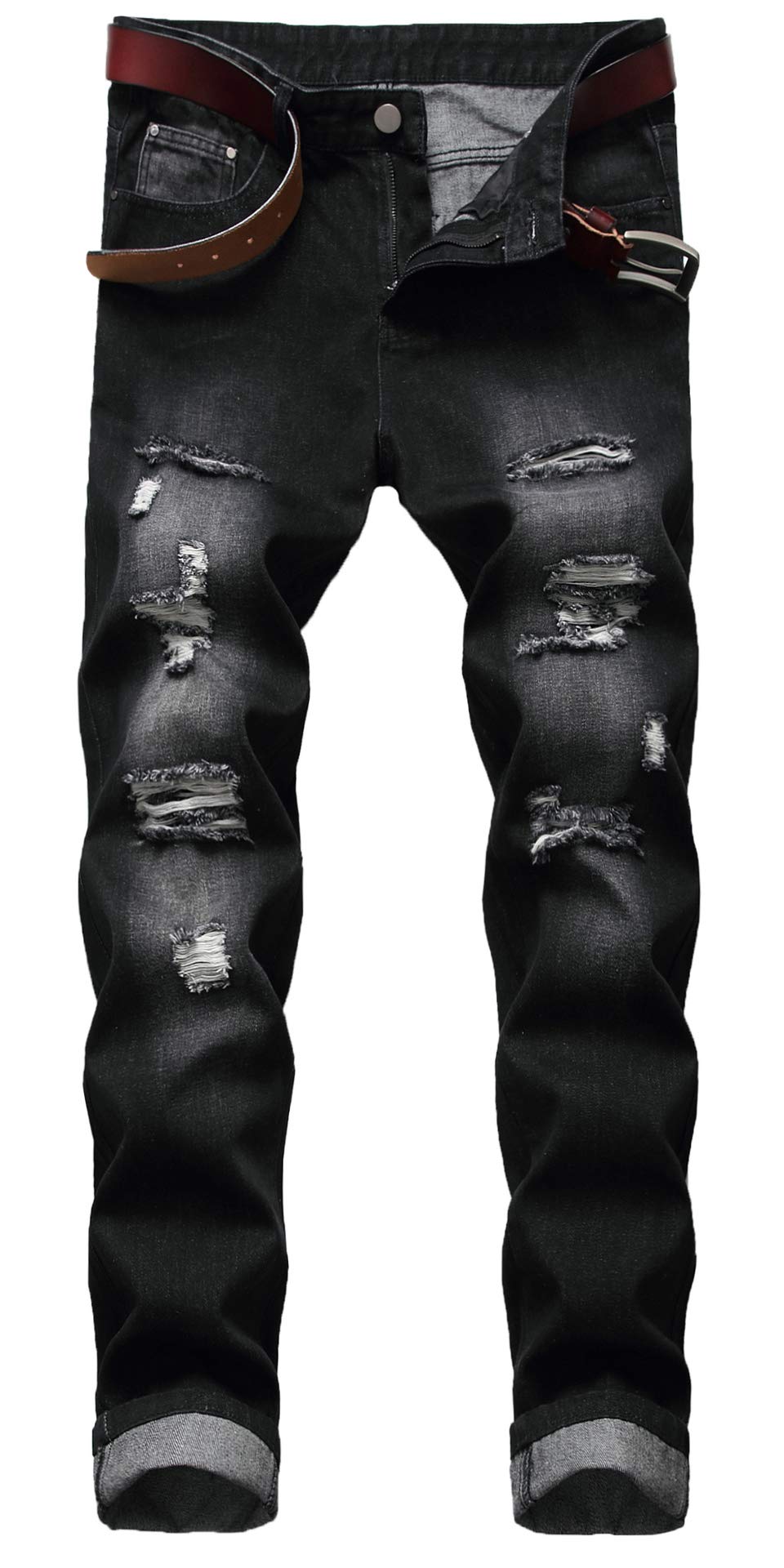 Enrica mens Straight Straight 30 Black 958