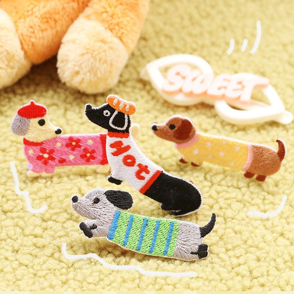 CustomyLife 14 Parches De Gato Para Planchar Para Ropa, No Tóxico, Para Coser En Apliques Bordados, Parche Pequeño Para Mochila, Cuello, Vestido, Falda, Jeans, Camisa, Sombrero, Cortina De Zapatos