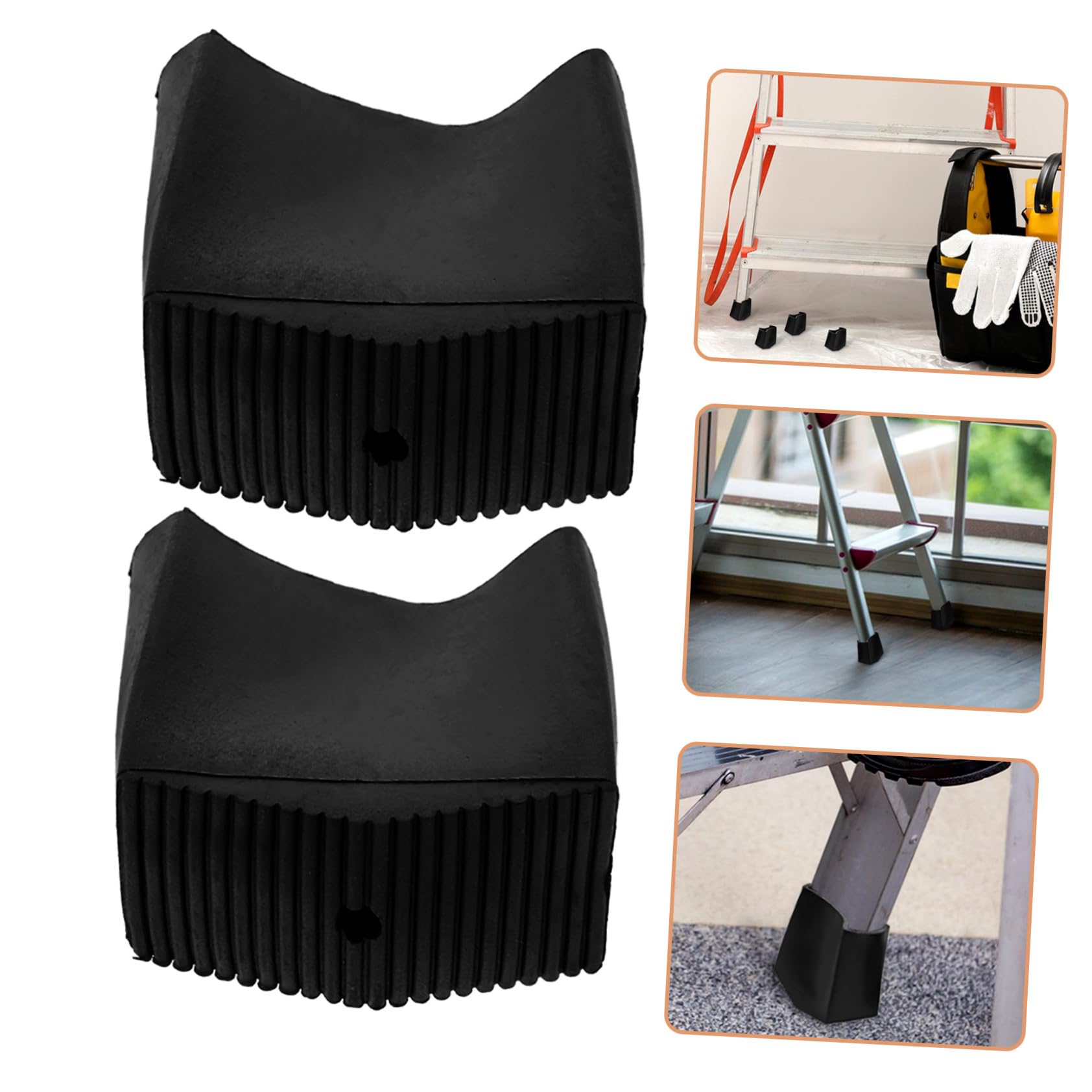 4 Piedini Antiscivolo Per Scale - Gomma Protettiva Per Pavimenti