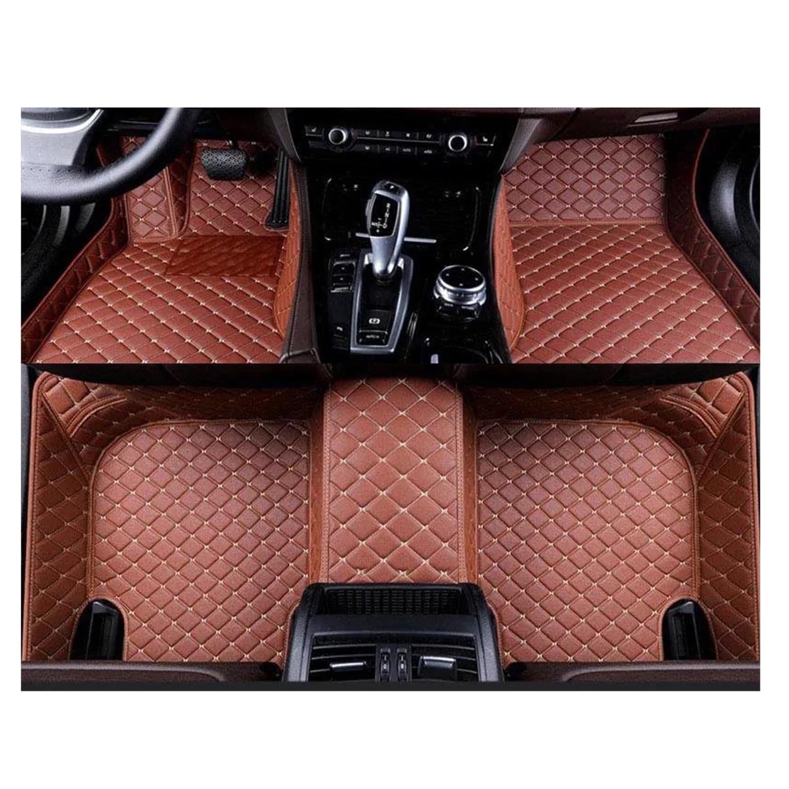Tapis de sol Genesis G80 marron LHD avec protection antidérapante intégrale - 7