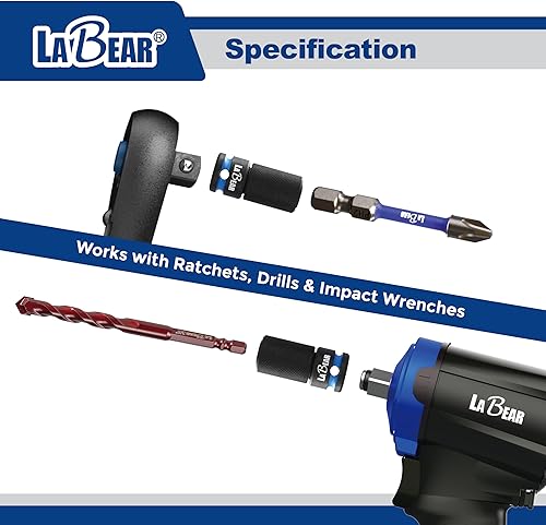 Miniatura 10 de LaBear - 1 adaptador hexagonal de 12 a 716, adaptador de cambio rápido de 12 "Drive a 716" Hex Drive