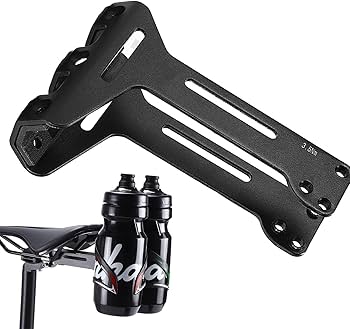 Amazon.co.jp: アルミ合金ウォーターボトルホルダー - バイク用ダブル