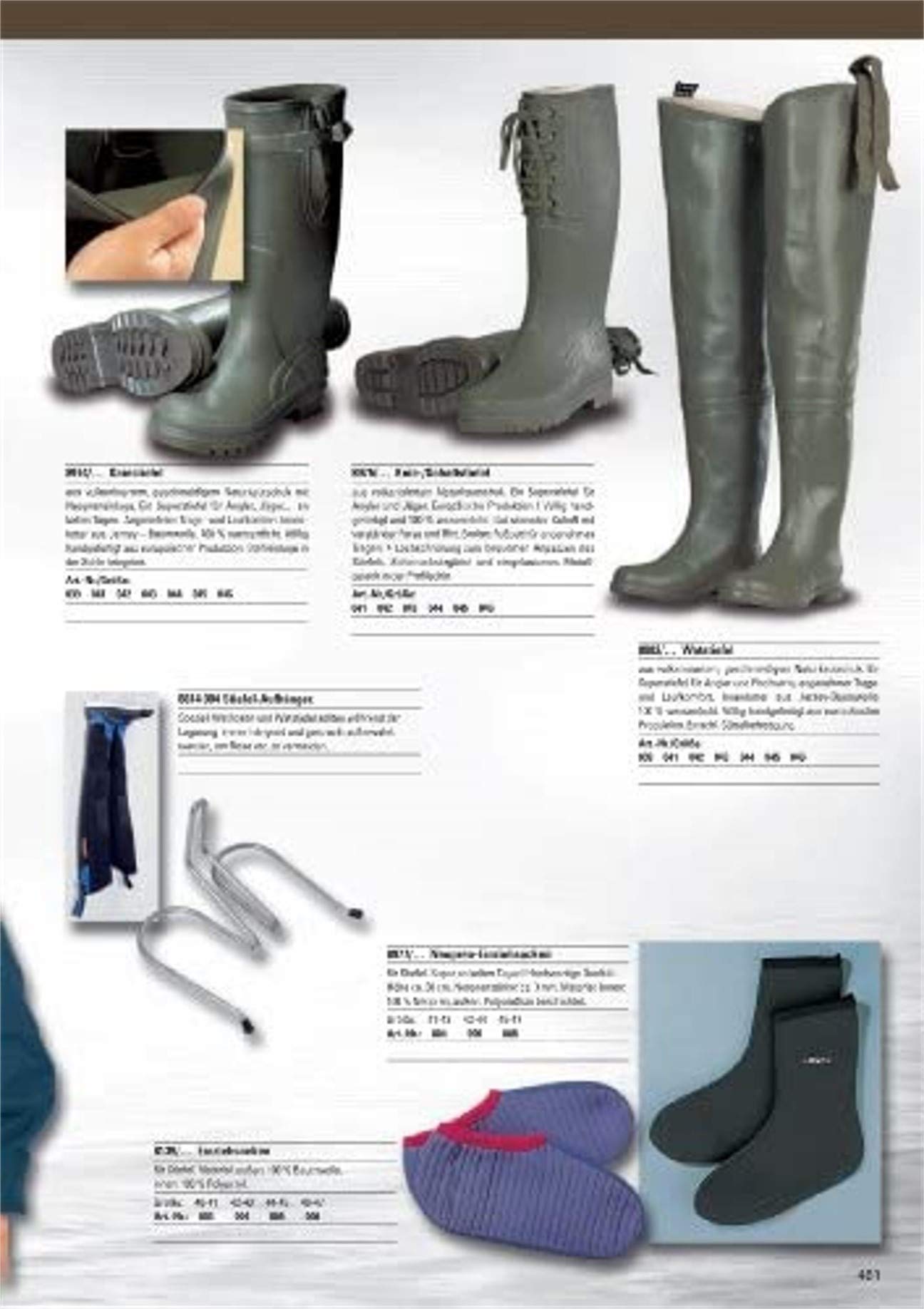 Bottes De Pêche Jenzi – Caoutchouc Naturel Néoprène – Antidérapantes
