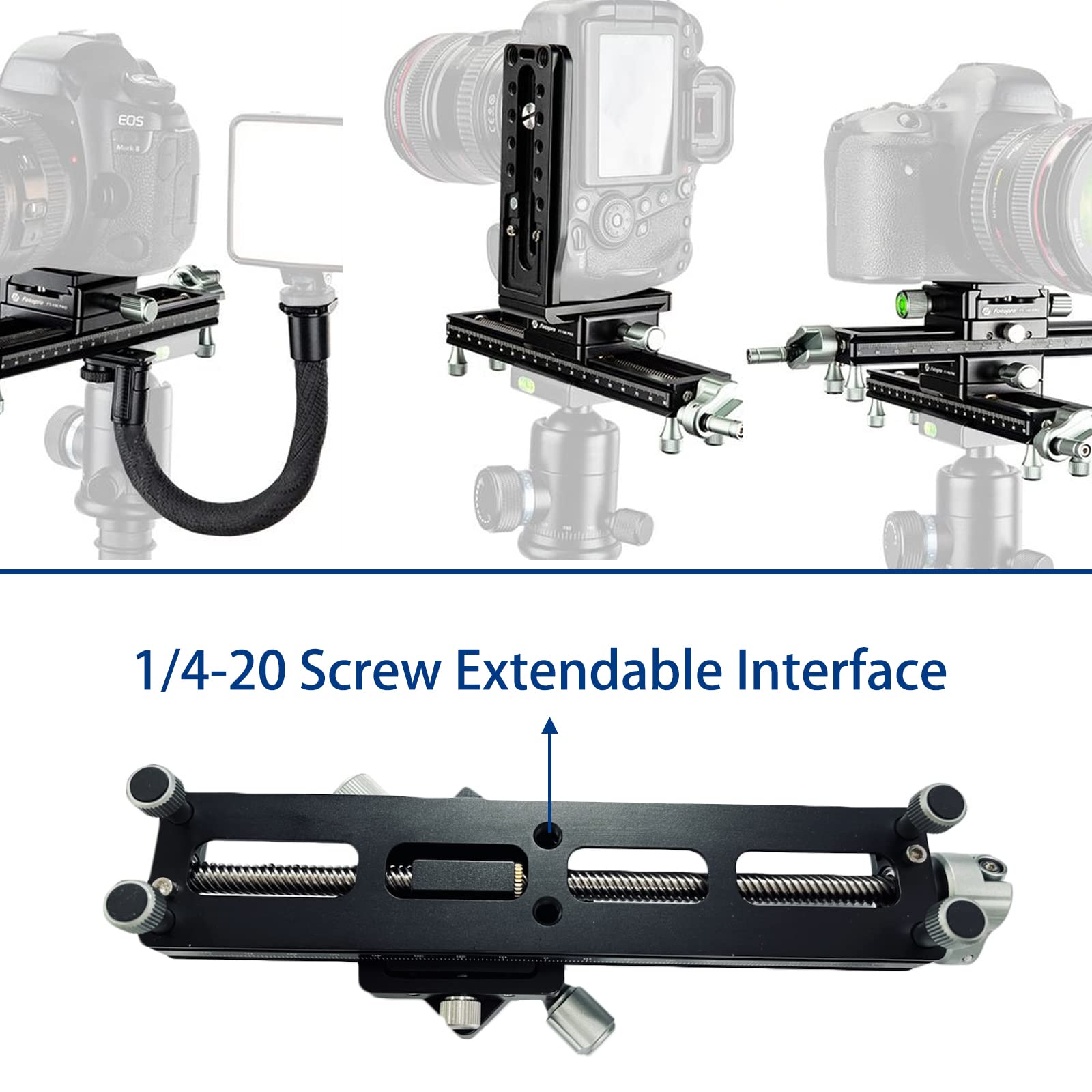 Amazon | Fotopro カメラスライダー クローズアップ撮影用マクロ