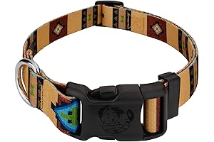 Country Brook Petz - Deluxe Pendleton Dog Collar: Western Accents for Your Canine Companion