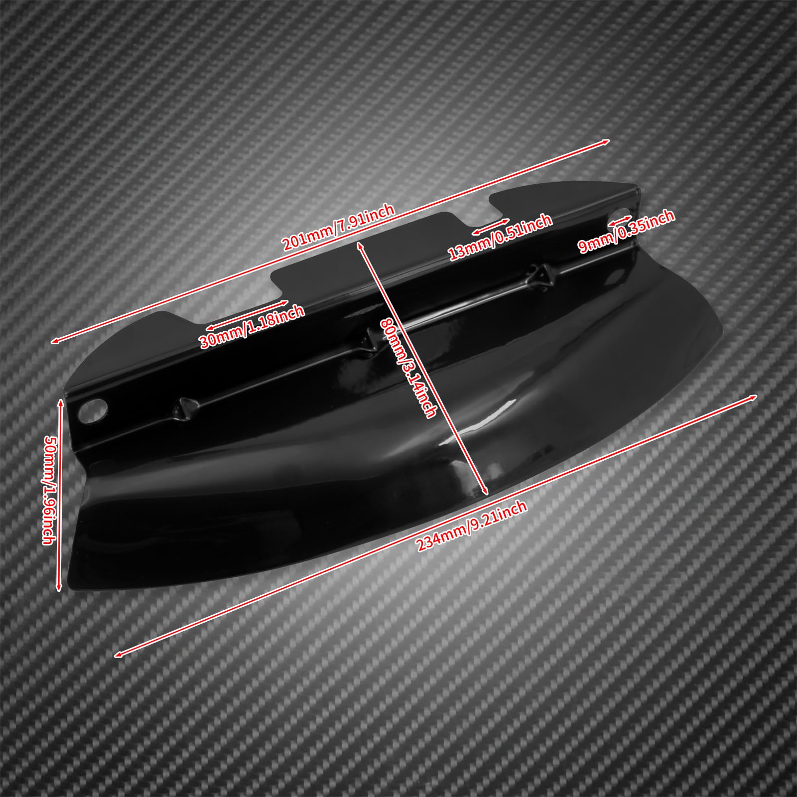 Deflettore del vento inferiore Triple Tree per moto, deflettore d'aria per carenatura moto, copertura forcella anteriore, compatibile con Harley Touring Road Glide Road King Street Glide