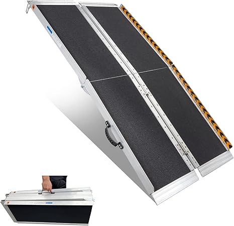 Amazon Co Jp アルミスロープ 1cm Gardhom 段差解消スロープ 50cm 車椅子用 台車用 介護用スロープ 荷重272kg 玄関 階段 折り畳み 滑り止め スロープ6ft ドラッグストア