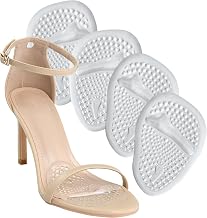 2 Pack Ball of Foot Cushions for Women High Heel Metatarsal Pads Women, All Day Comfort High Heel Pain Relief, Foot Pads for Balls of Feet, One Size Fits All,Clear