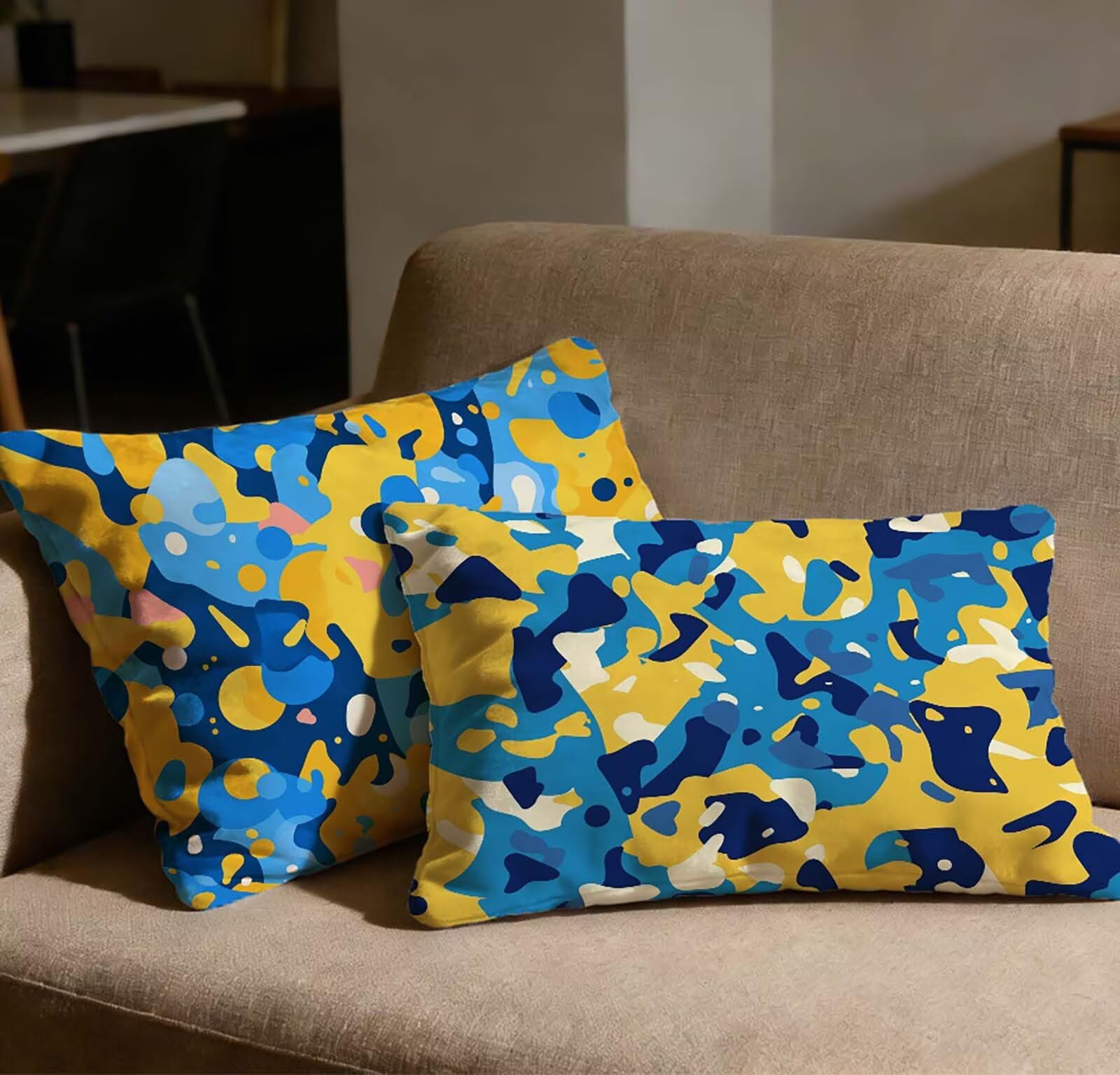 Housse de coussin 60x90 velours pour transformer l'ambiance de votre canapé et chambre de maison