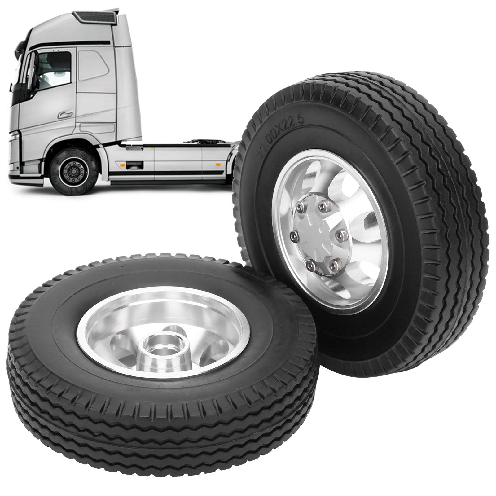 Raw Speed 150501Y 1/10 Buggy Rear Wheel - Yellow