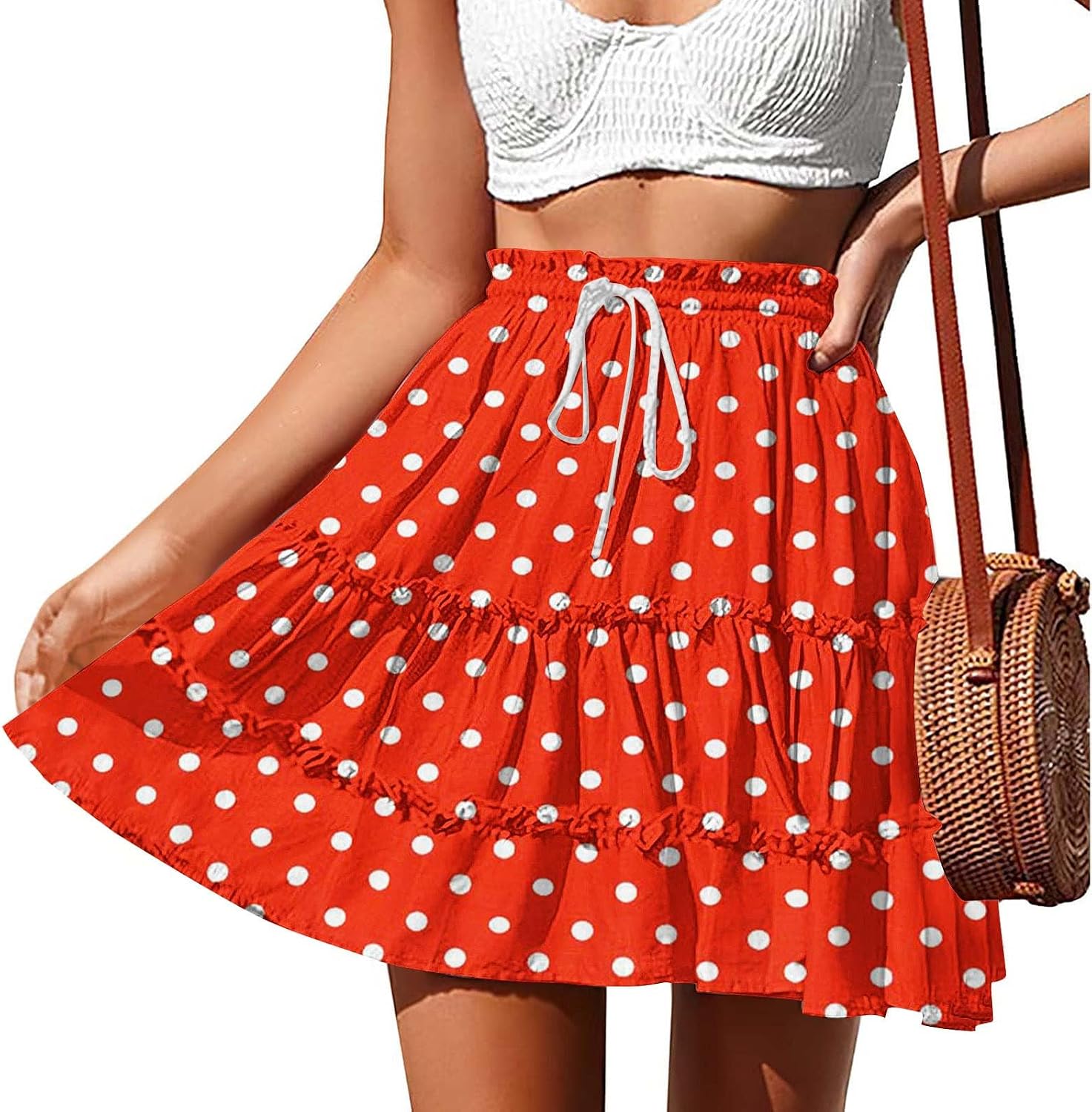 Beach Skort for Women Mini Short Loose Fit Hawaiian Tropical Skorts Women 2026 Trendy Y2K