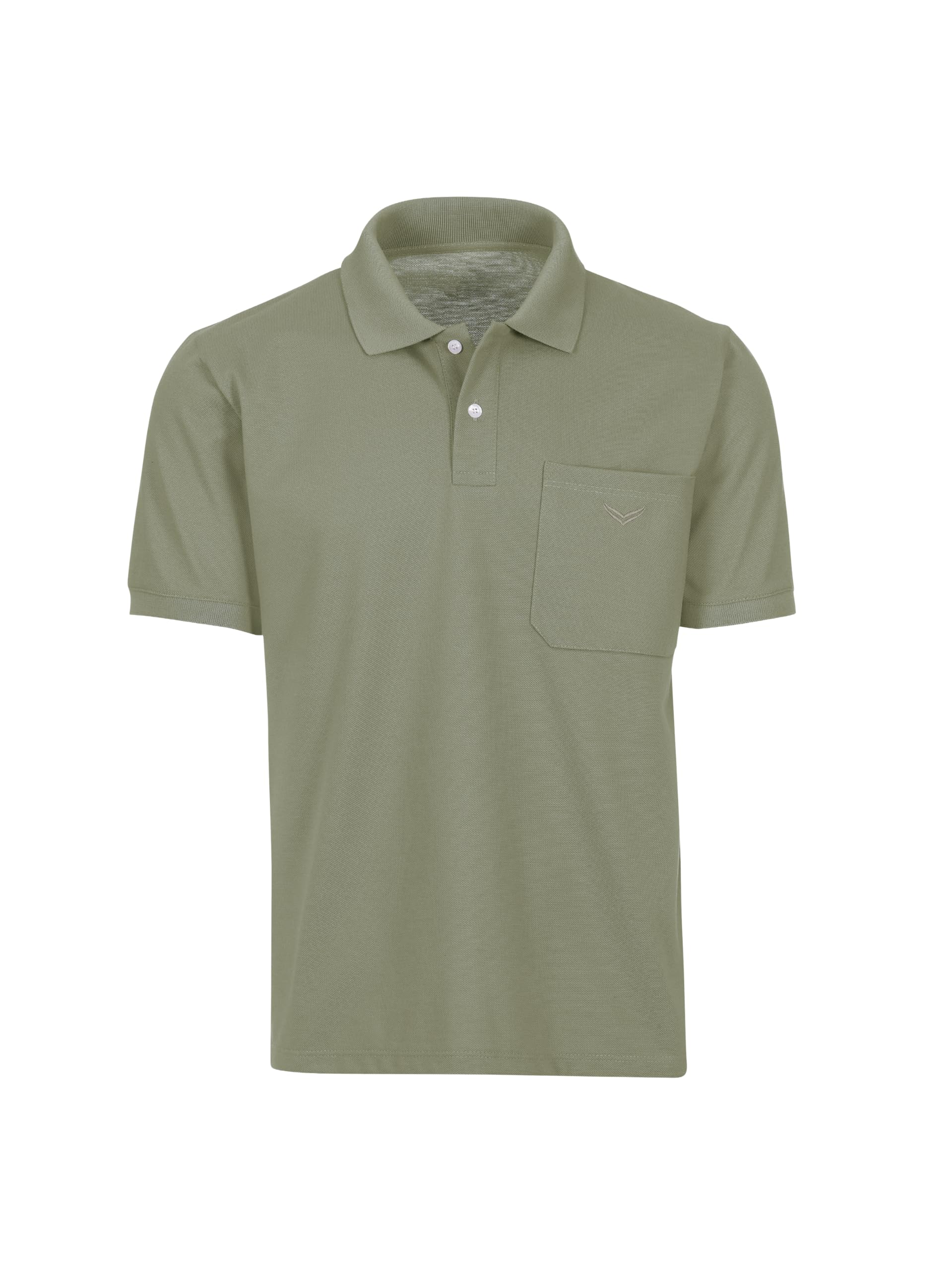 Trigema Herren Trigema Polohemd mit Brusttasche Poloshirt (1er Pack)