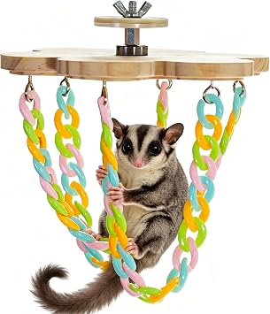 Sugar Glider Climbing Toys Haning Swing Sugar Glider Cage Accessories