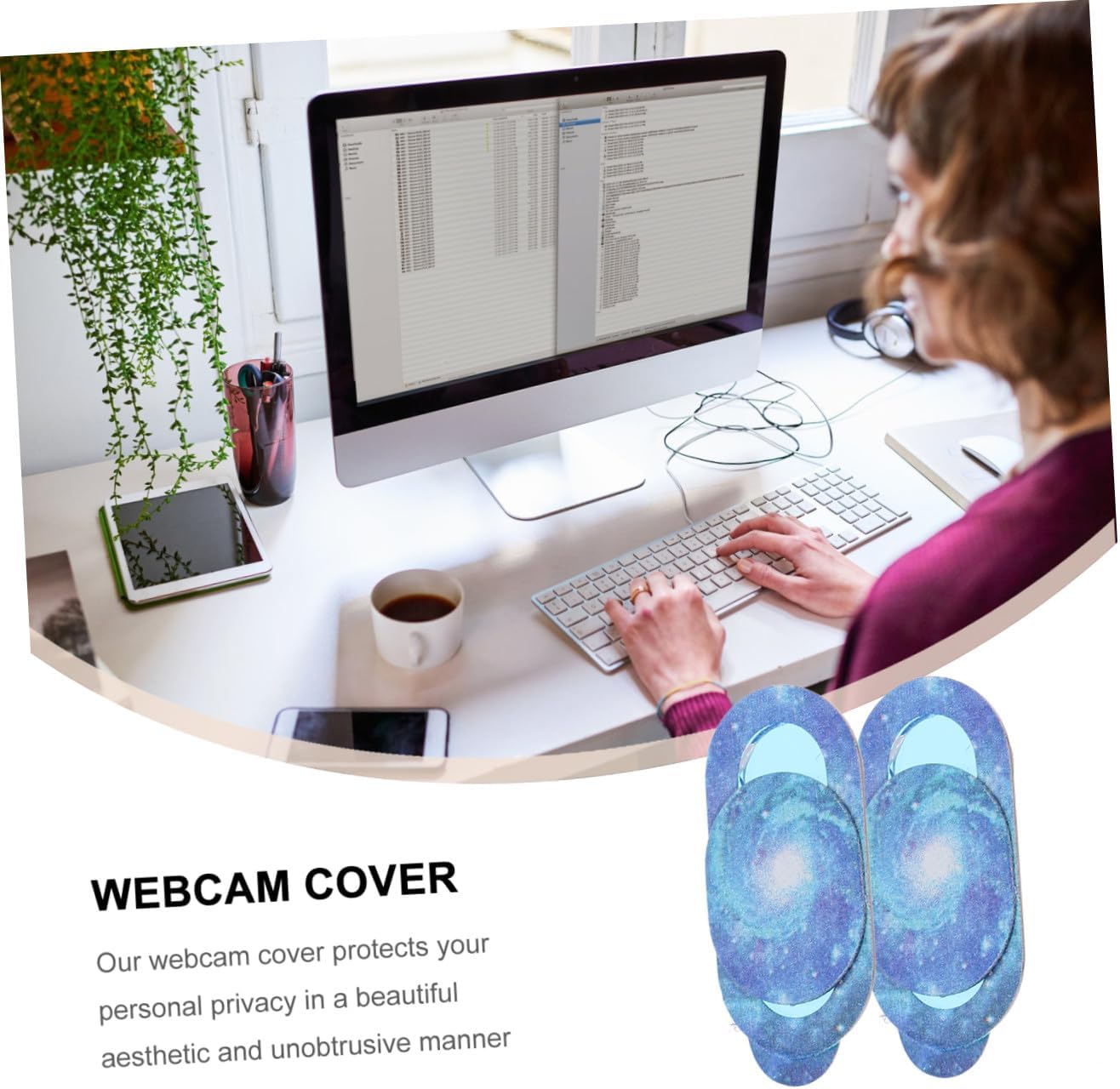 Webcam Cover Slide Thin Privacy Protection 3pcs ABS image 4
