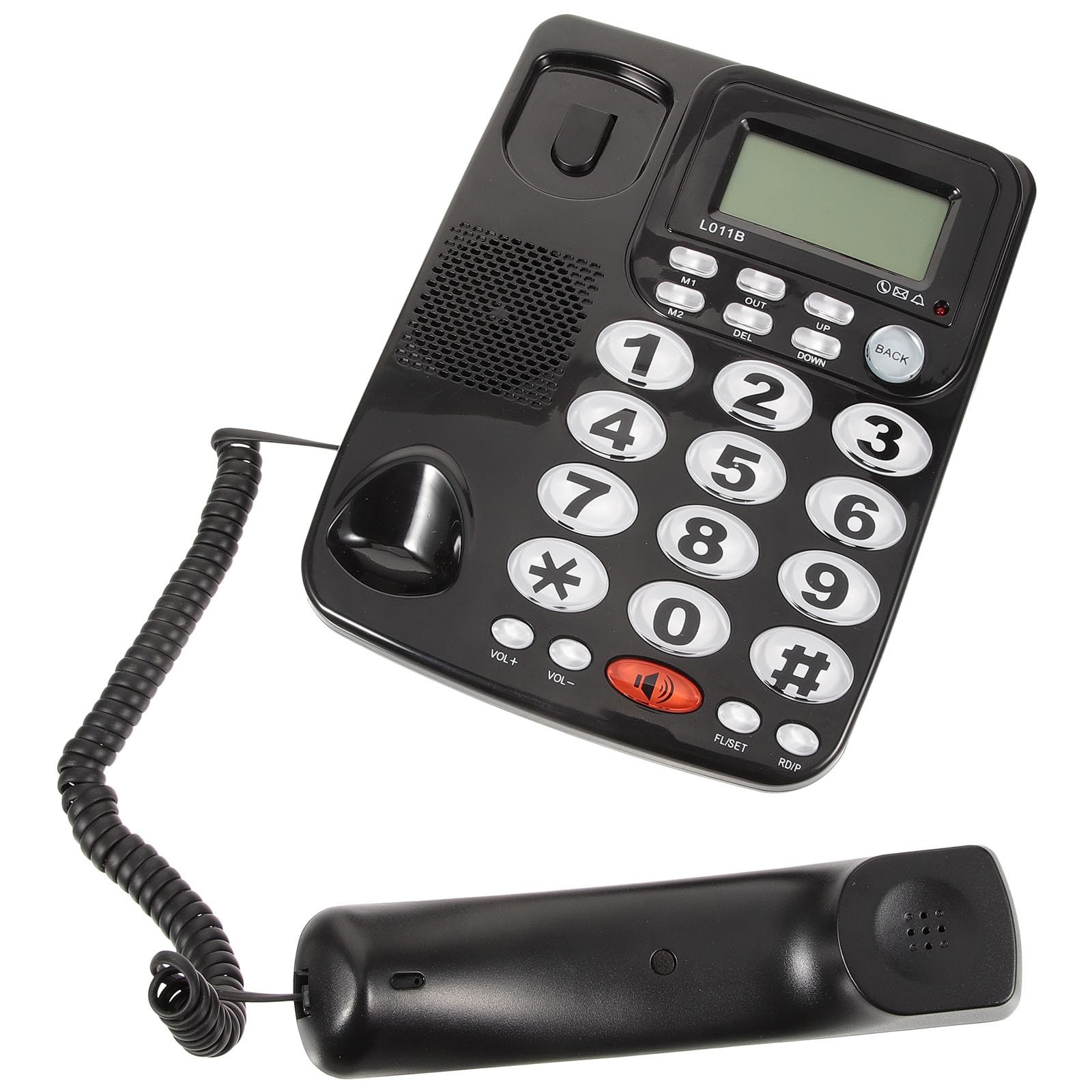 Telefono Fisso da Scrivania per Ufficio e Casa, Design Moderno Classico