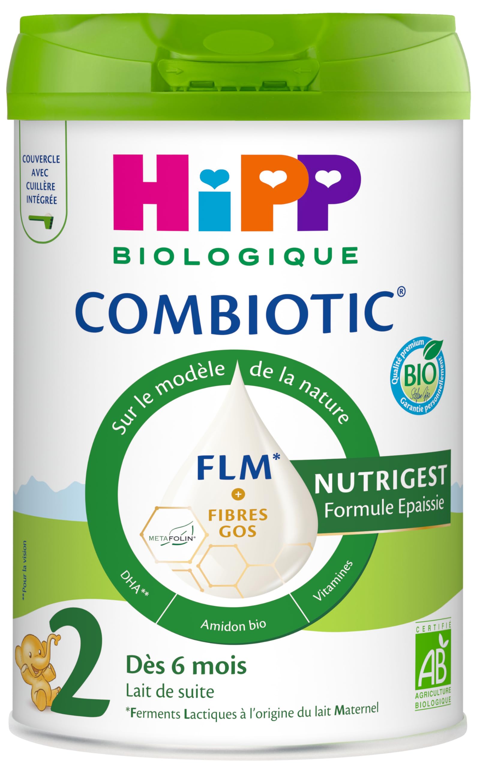 Hipp Organic Milk 2 Combiotic Nutrigest Thickened, 800 g