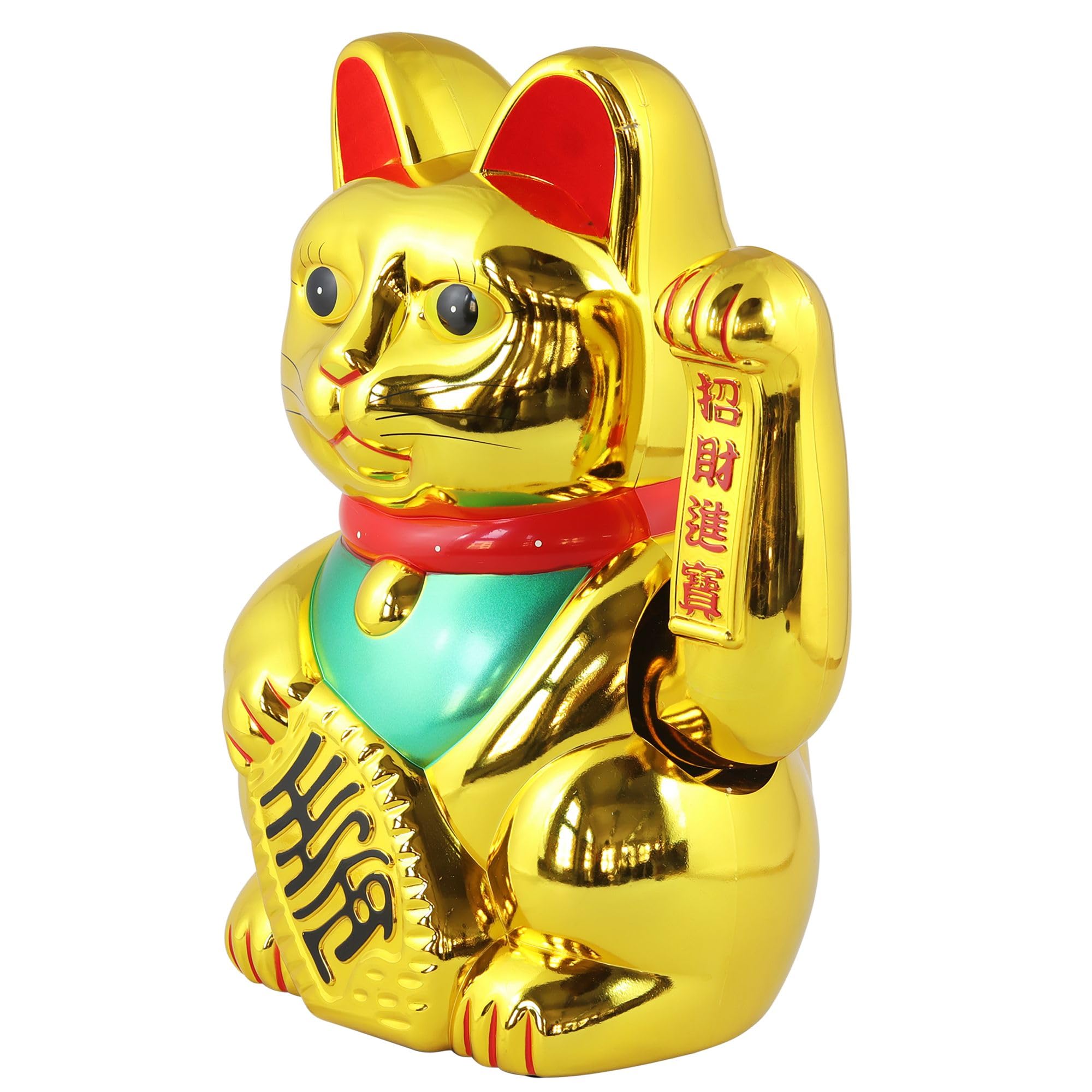 Freak Scene Agitando Gato Chino - Maneki Neko - 35 cm - Oro