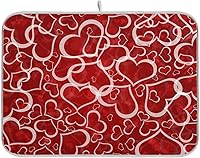 Vista 20 de Tapete de secado de platos con temática náutica para encimera de cocina, caballo marino, tortuga, pulpo, tapete de secado costero, súper absorbente