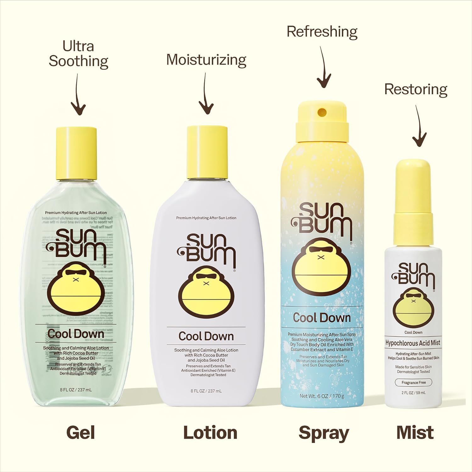 Amazon.com : Sun Bum Cool Down Aloe Vera Spray - Vegan After Sun