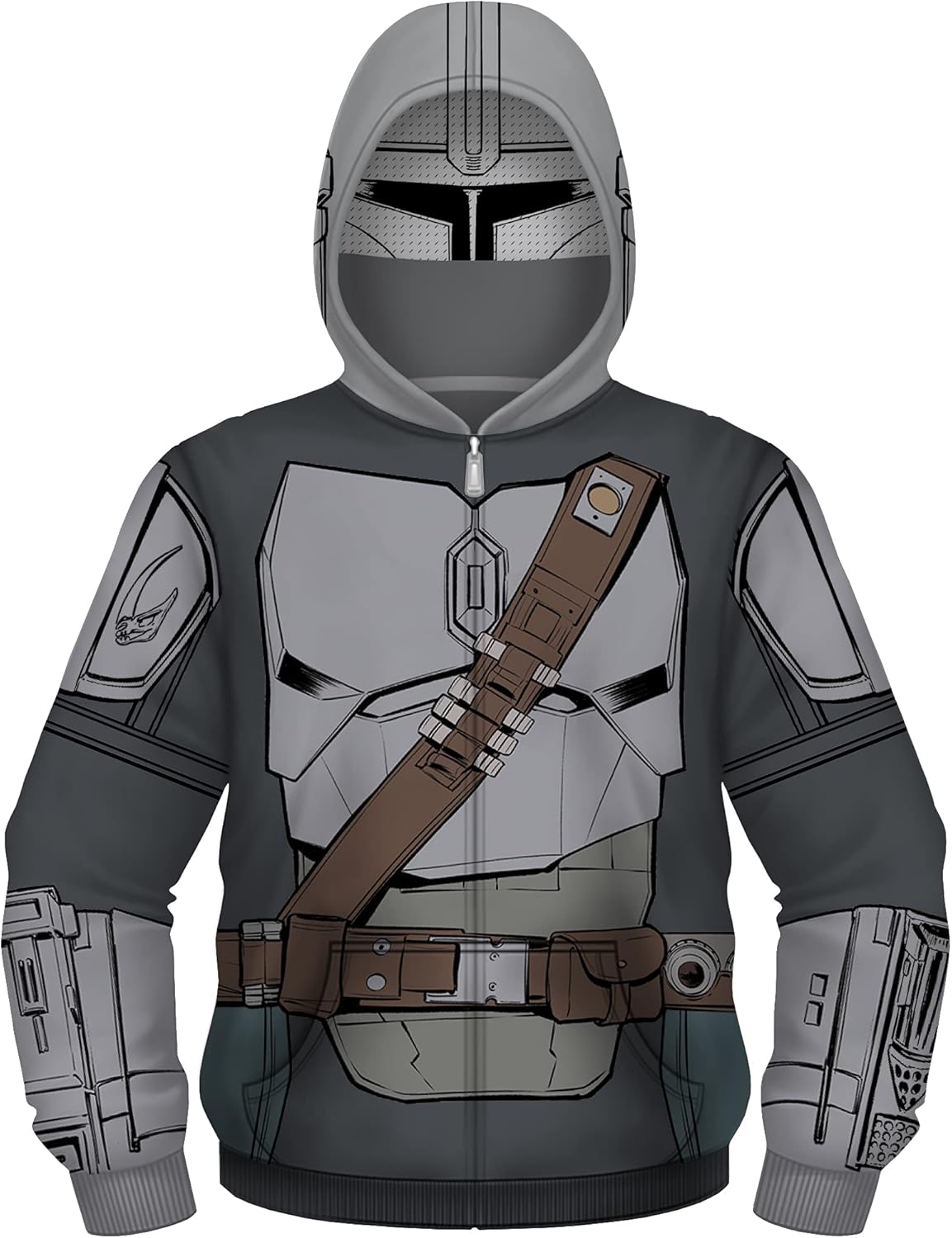 STAR WARS Mandalorian Costume Hoodie Sweatshirt - Image 2