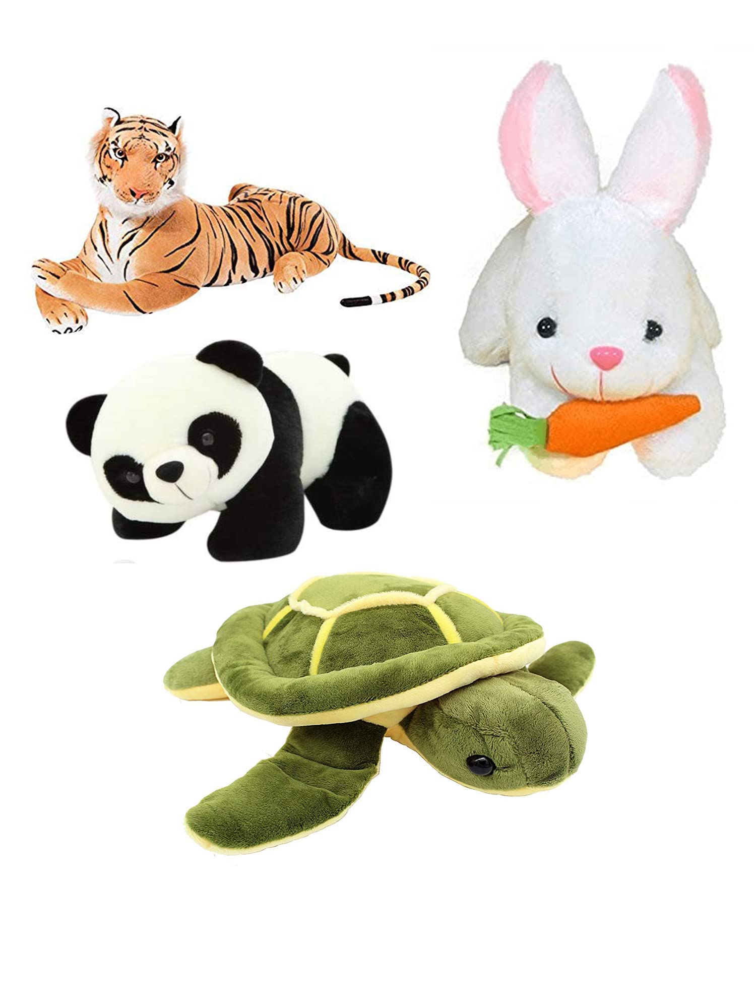 CMS Crop Tiger, Turtle, Rabbit & Panda Soft Toy, Baby Toys, Kids Toy, Toy for Girl, Birthday Gift for Girl/Boys, Combo Pack of 4 (B09K8YVQ3P) Amazon Price History, Amazon Price Tracker