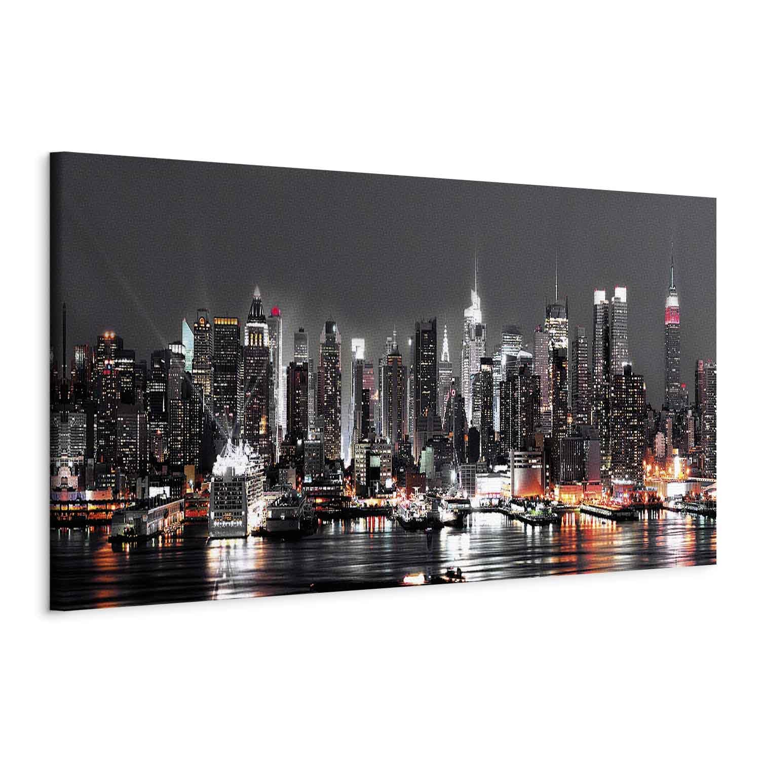 Cuadros B&D XXL - Cuadro en Lienzo 135x45 cm 1 pieza - Impresión en material tejido no tejido cuadros decoracion salon modernos lienzos decorativos dormitorios - 030211-52