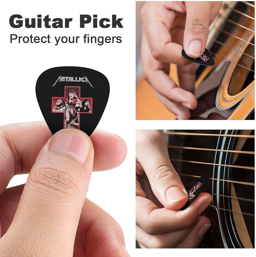 Amazon.co.jp: ギターピック 6枚セット METALLICA メタリカ ギター