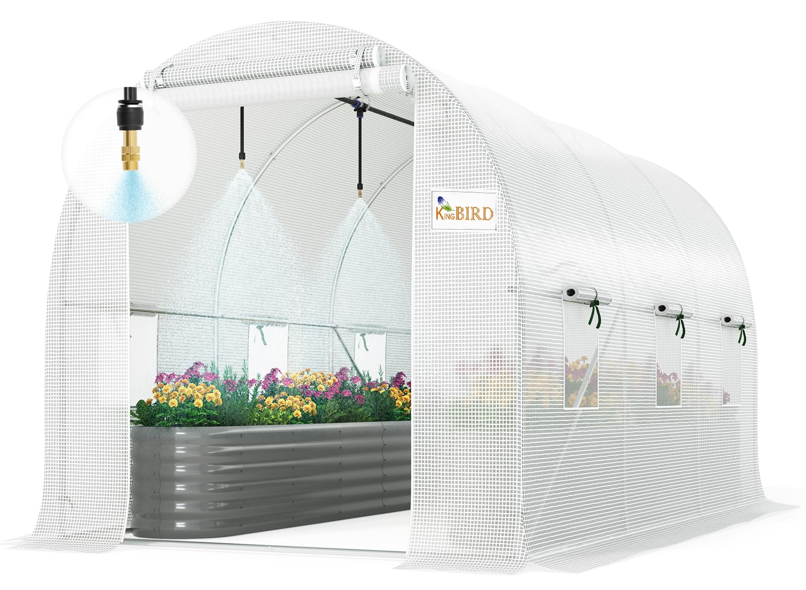 King Bird Premium 10x7x7 FT Greenhouse