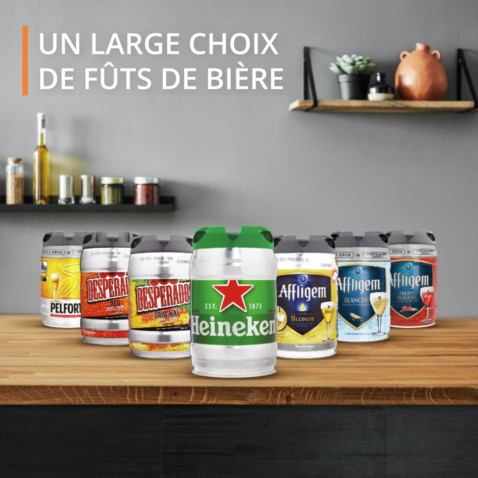 Krups Beertender Compact Ultimate, machine à bière pression, fûts 5 L, YY5603FD