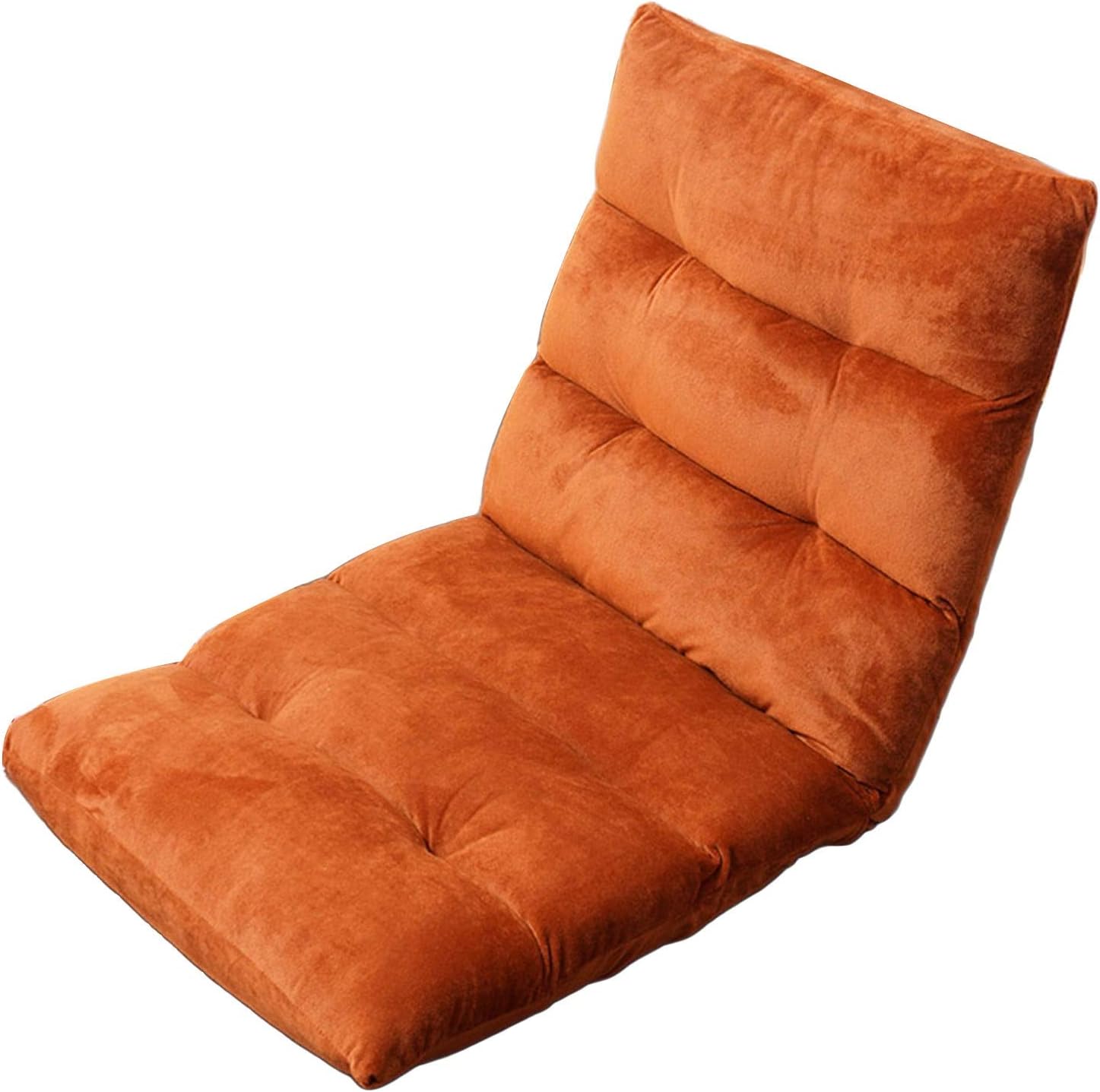 LIQEE Sillon Lectura Silla de Piso,Silla de Oficina con sofá Cama reclinable Ajustable de 5 Posiciones,Silla ergonómica para Juegos con Respaldo Plegable para Lectura en Interiores,Adulto (Color :