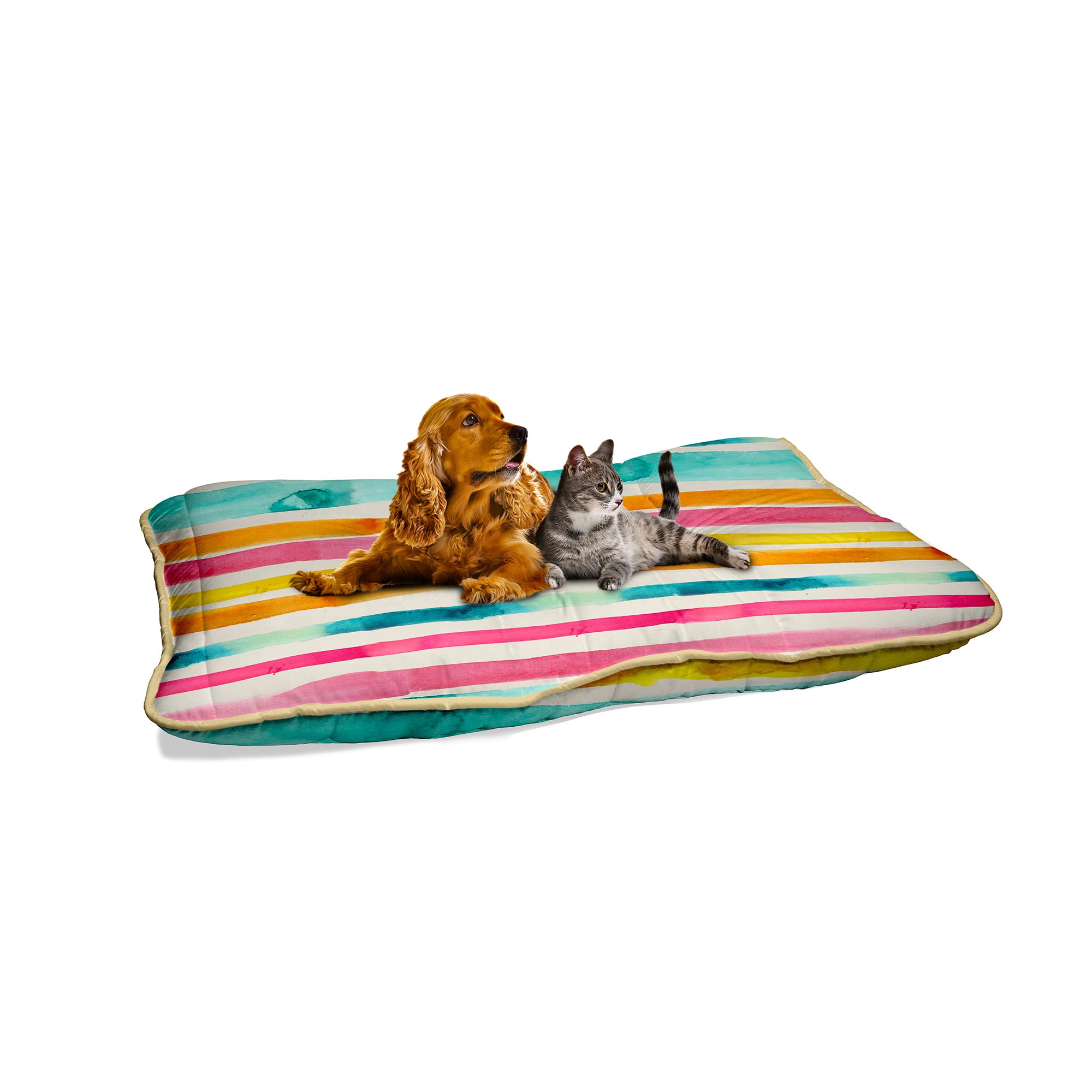 Italian Bed Linen Maxy - Cojín Acolchado para Mascotas Fez, 60 x 100 cm