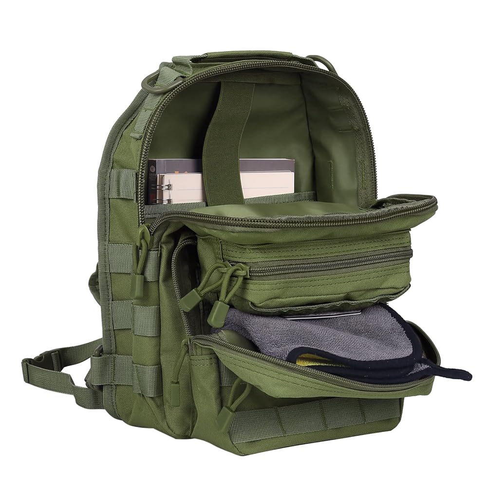 Amazon.co.jp: HAOMUK タクティカルスリングバッグ バックパック