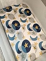 Vista 5 de Sábanas ajustadas para moisés Halo, TotAha, sábanas universales para moisés súper suaves y neutras para niñas y niños, compatibles con Halo, Baby