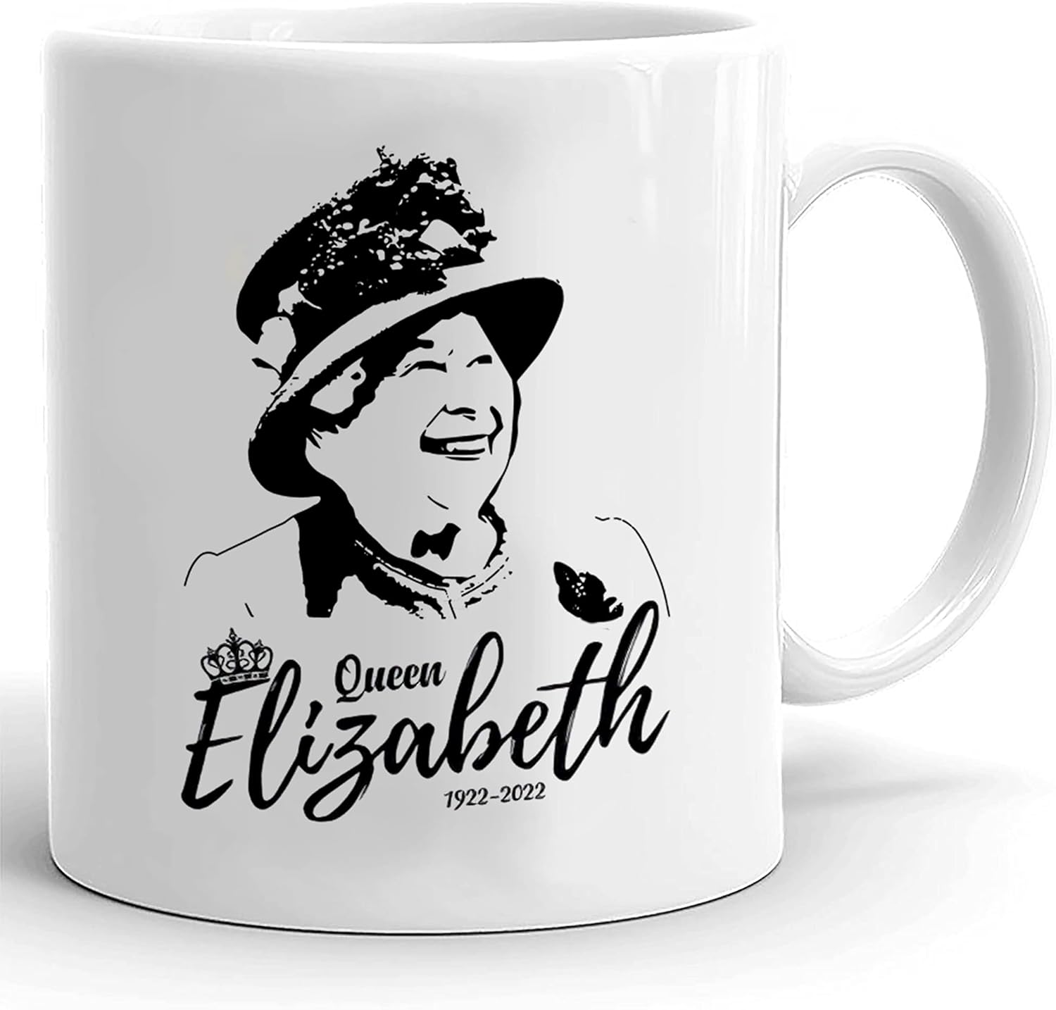 Minto RIP Queen Elizabeth II 1926 2022 Mug, In Peace Her Majesty The Queen Mug