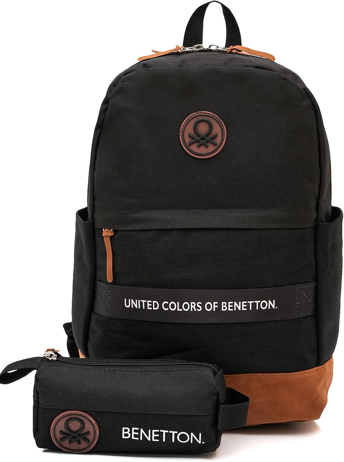 United Colors of Benetton Okul Çanta Seti 1307879,Siyah Tek Ebat