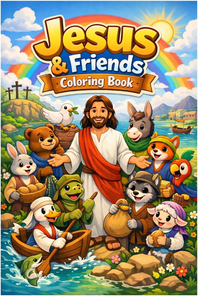 Jesus and Friends: Coloring Fun