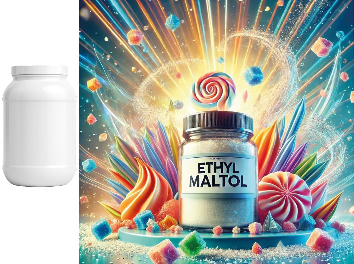 Maltol cristalino puro - etilmaltol - E637 - aroma concentrado - Vegano - Sasami - 10g