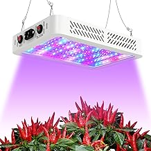 1000w LED Grow Light for Indoor Plants, Full Spectrum Plant Light Growing Lamp for Hydroponic Indoor Plant Veg and Flower for Grow Tent (Actual Power 100W=1000W HPS)