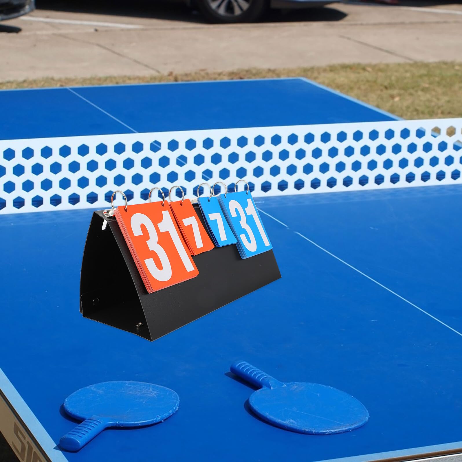UKCOCO Tabellone Segnapunti Cifre Segnapunti Durevole Facile da Usare Chiaro e Intuitivo Utilizzabile in Ping-Pong Badminton Basket Pallavolo