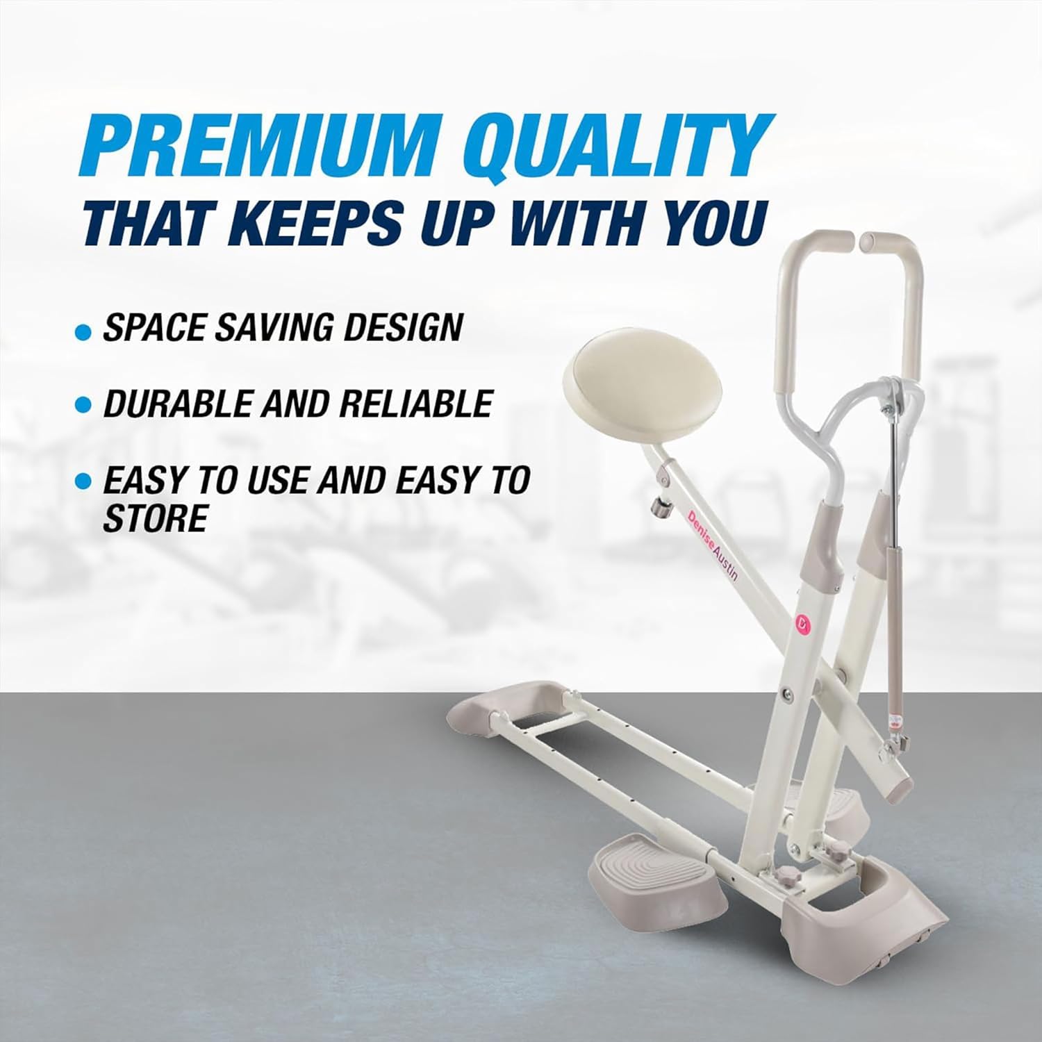 Stamina Products Denise Austin Booty Sculpting System, Squat Trainer Fitness Bench, Lower Body Workout Equipment for Thighs, Glutes, Hips