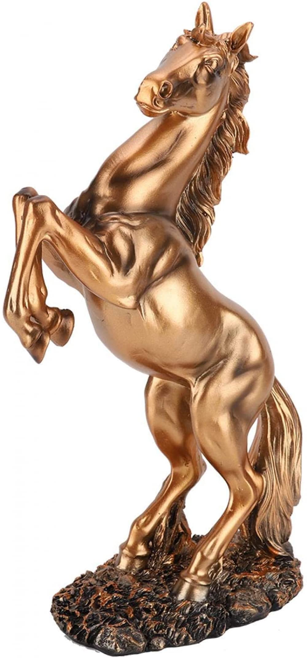 VHKJewE Resin Sculpture Photography Props Horse Statue, for Study Cafe Office Home