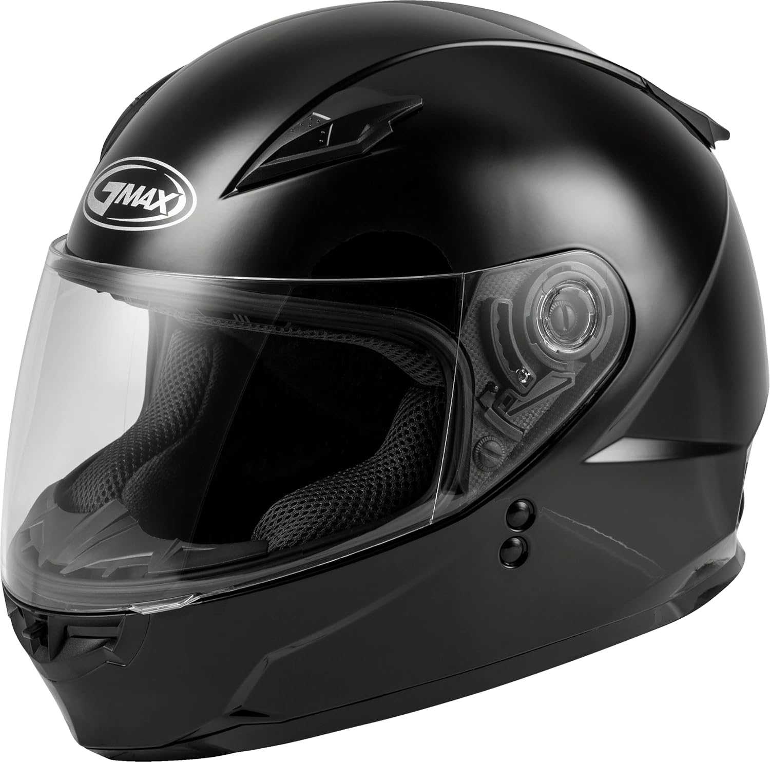 GMAX Youth GM-49Y Full-Face Helmet (Black, Youth Medium) - FMVSS 218 Approved