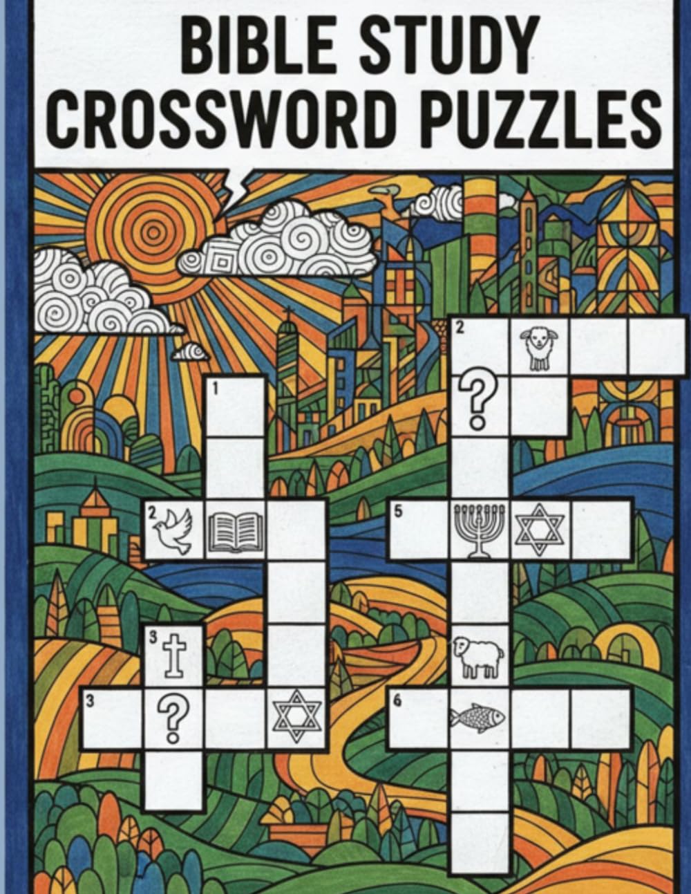 Bible study crossword puzzles: Devotional Scripture Crosswords for Young Adults and Church Groups