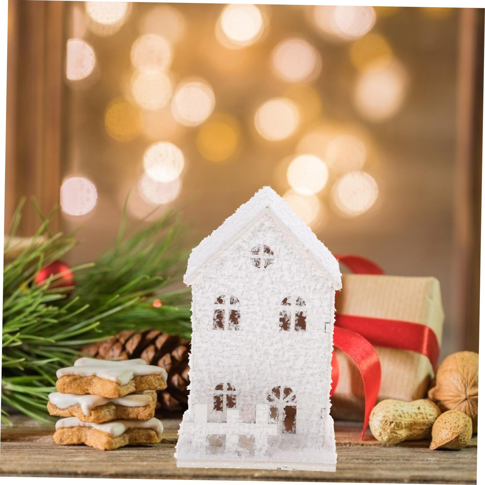 Didiseaon 4pezzi Decorazioni Natalizie Illuminazione Led Decorazioni Per Accessori Festivi Per Per