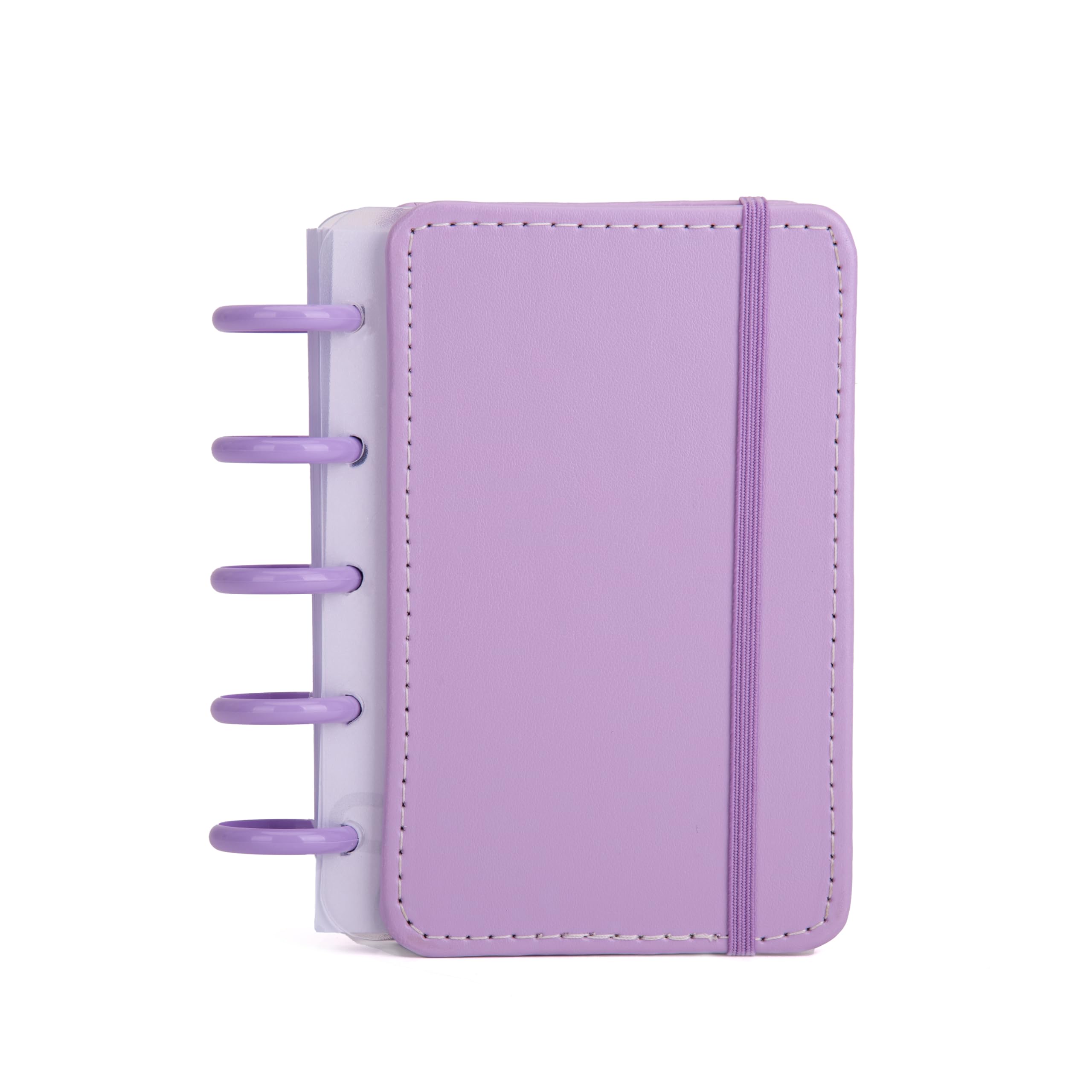Talia Discbound Notebooks, Planner, Customizable, Mini, A6 (4"x5.75") (Lavender)