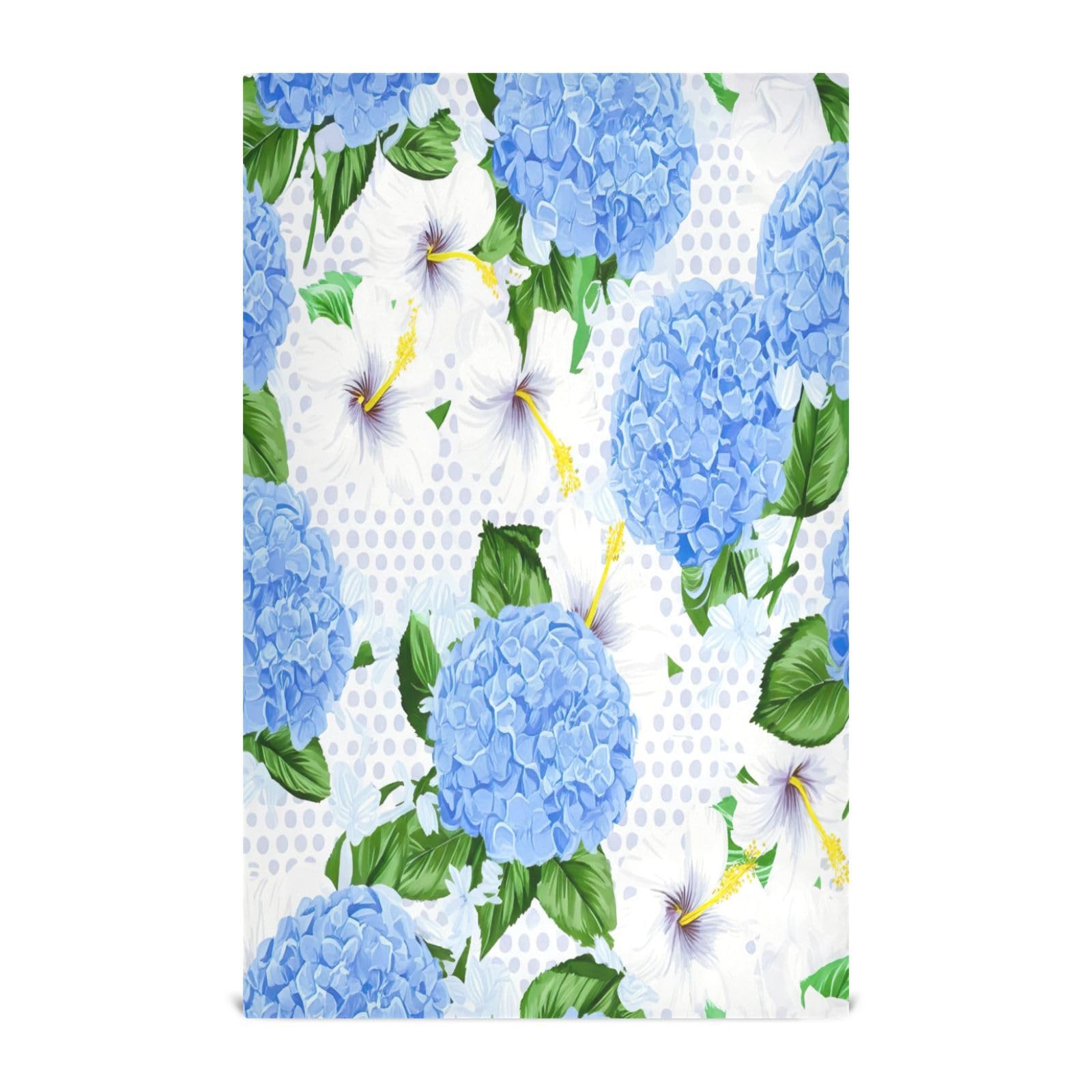 Paños de cocina elegantes GAIREG con estampado detallado de hortensias