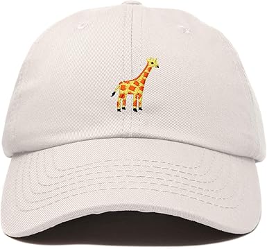 Dalix Giraffe Baseball Cap Soft Cotton Dad Hat Custom Embroidered In Beige At Amazon Men S Clothing Store
