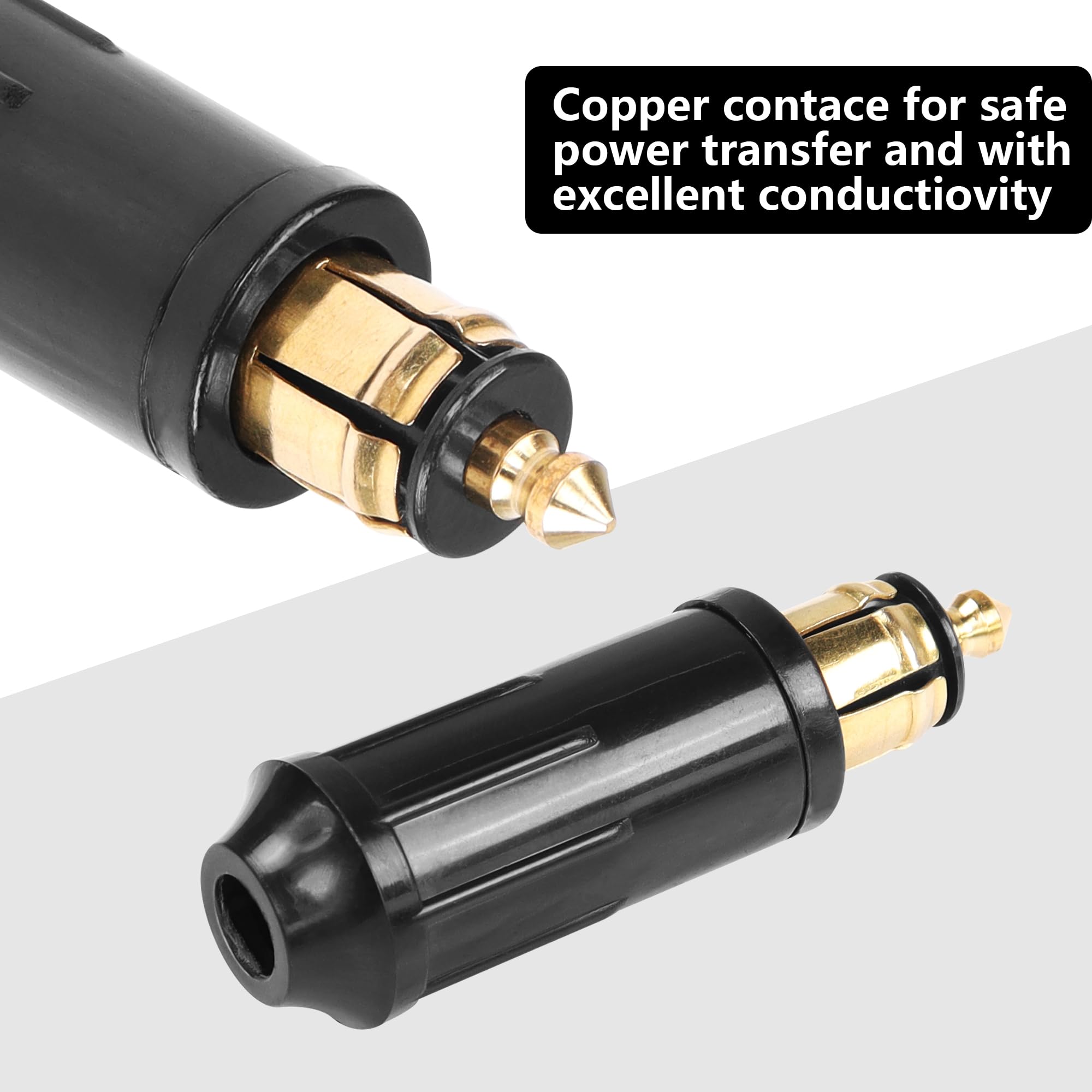 3 Pezzi Adattatori Accendisigari Hella 12V Per BMW E Auto Europee - Spina Maschio DIN Fai Da Te